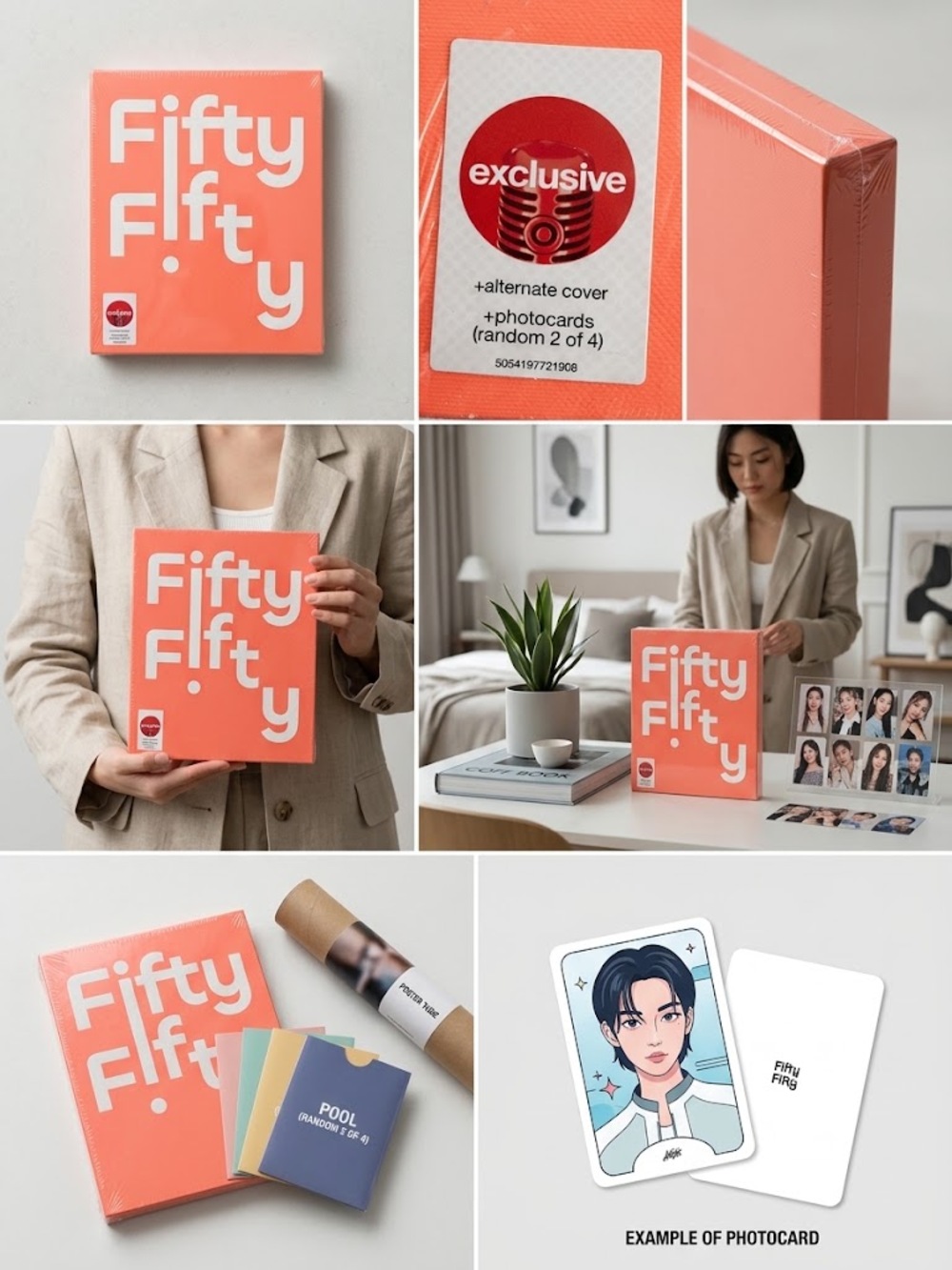 FIFTY FIFTY – The Beginning Target Exclusive CD – Alternate Cover + Photocards